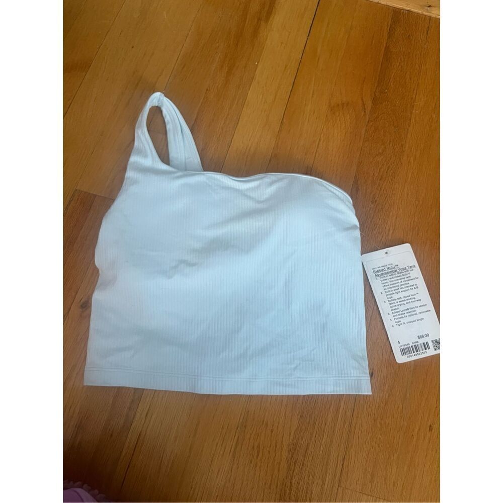 NWT Lululemon Ribbed Nulu Asymmetrical Yoga Tank Top